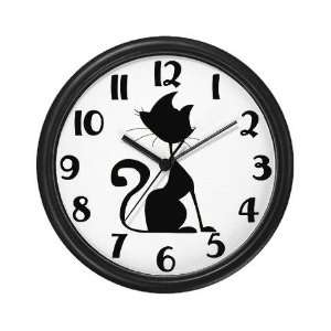  Cat Lover Clock Cool Wall Clock by 