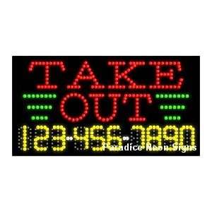  Take Out LED Sign