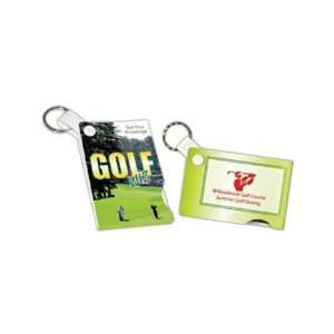  Wiz   Golf key tag informational guide.