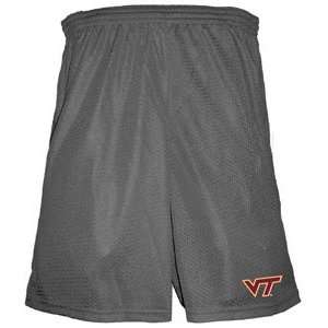  Virginia Tech Hokies VT NCAA Gunmetal Mesh Lined Short 