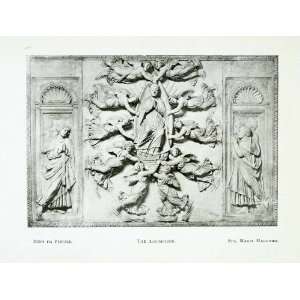   Assumption Santa Maria Maggiore Rome Italy   Original Halftone Print