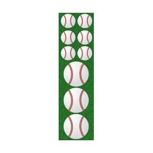  Real Sports Chipboard Stickers: Baseball (6 Pack 