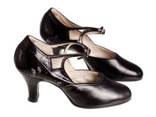   Mary Jane Style Heels Patent Leather Shoes 1920 NIB EU36 US6  