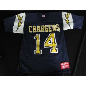  Vintage San Diego Chargers Rawlings Jersey #14: Sports 
