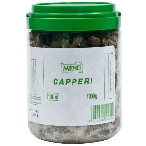 Capers in Salt   1 jar, 2.2 lbs  Grocery & Gourmet Food