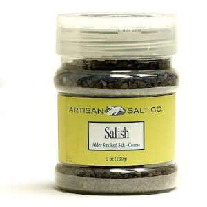 Artisan Salt Salish Alder Smoked COARSE ORGANIC Gourmet Sea Salt Flip 