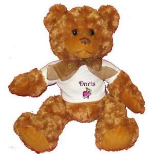  Darts Princess Plush Teddy Bear with WHITE T Shirt: Toys 