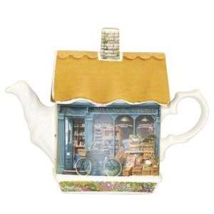  Village Store Teapot   James Sadler