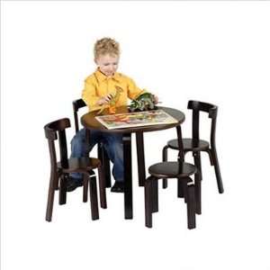  Mini Furniture Table and Chair Set in Espresso Baby