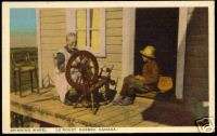 canada, QUEBEC, Spinning Wheel, Le Rouet (ca. 1930)  