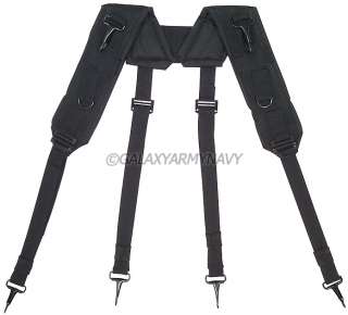 Military Army Black Tactical H Type LC 1 Load Bearing Suspenders 