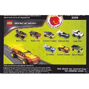  LEGO RACERS 2009 MCDONALDS EXCLUSIVE 8 PCS. SET: Toys 