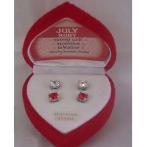  Genuine Austrian Crystal Earrings July
