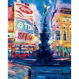  Piccadilly Circus, London by Roy Avis   19 3/4 x 15 3/4 