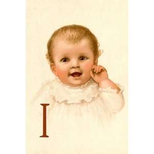  Baby Face I   Poster by Ida Waugh (12x18): Home & Kitchen