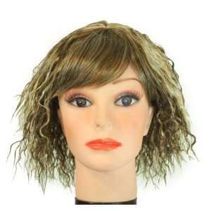  13 Mixed Brown waves / bangs synthetic wig Beauty