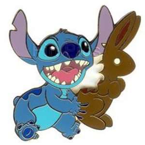  Disney Pins Easter Stitch w/ Chocolate Bunny Pin Toys 
