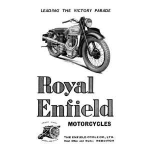  Royal Enfield Motorcycles: Leading the Victory Parade 