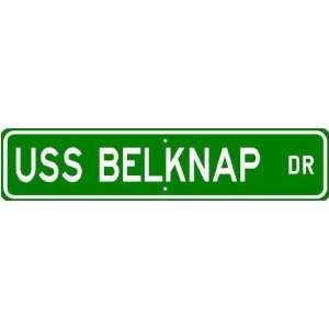  USS BELKNAP CG 26 Street Sign   Navy Ship Gift Sailor 