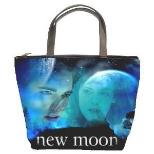   Black Leather Bucket Bag Handbag Purse Twilight Edward Bella New Moon