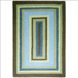  8 x 10 Rizzy Rugs Kids Blue and Brown Rug: Home 