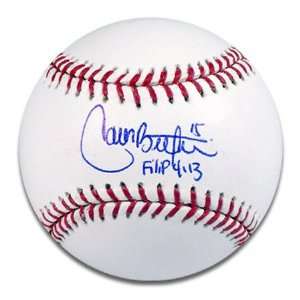  Carlos Beltran Autographed Baseball with Inscription 