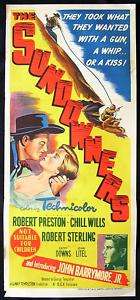 THE SUNDOWNERS 1950 Robert Preston Daybill Movie poster  