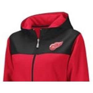 Detroit Red Wings NHL Womens Microfleece Hooded Jacket 
