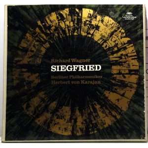 Siegfried, Wagner, von Karajen, 5 LPs, Deutsche Grammophon