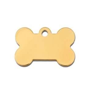   Tag Small Gold Bone Personalized Engraved Pet ID Tag