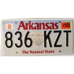  Arkansas, The Natural State, License Plate with Diamond 