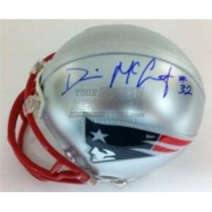 Devin McCourty Autographed Mini Helmet   Autographed NFL Mini Helmets