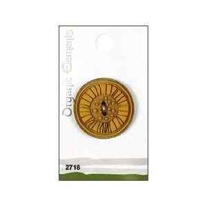  Blumenthal Button Organic Elements Yellow/Tan 1pc (3 Pack 