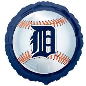  Lets Party By Detroit Tigers Baseball Foil Balloon 