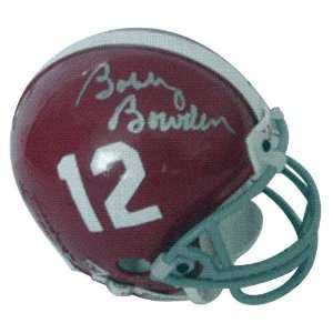  Bobby Bowden Autographed Alabama Crimson Tide Mini Helmet 