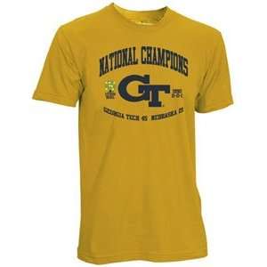  1990 Georgia Tech Yellow Jackets S/S T Shirt Sports 