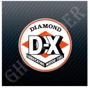  Diamond D X Lubricating Motor Fuel Oil Gasoline Vintage 