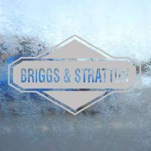  BRIGGS AND STRATTON Gray Decal Car Truck Window Gray 