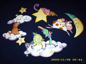 HEY DIDDLE DIDDLE NURSERY WALLPAPER BORDER CUT OUTS  