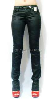 NWT 2010 Diesel Leather LIVY BIKER 65Q Jeans Pants  