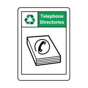  TELEPHONE DIRECTORIES Sign   14 x 10