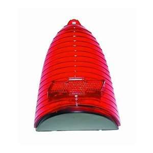  55 CHEVY FULL SIZE BOWTIE TAIL LIGHT LENS, RED: Automotive
