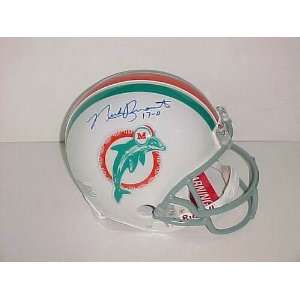  Nick Buoniconti Hand Signed Dolphins Proline Helmet with 