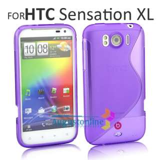 PCS New TPU Gel Soft Skin Case Cover For HTC Sensation XL  