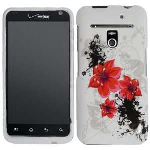  Red Lily Hard Case Cover for LG Revolution VS910: Cell 