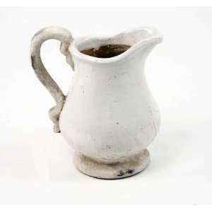  French Country Stoneware Pitcher  Large: Home & Kitchen