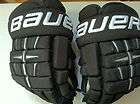 Bauer 4 roll hockey gloves GREEN Sizes 12, 13, 14 Shamrocks!! LOOK 