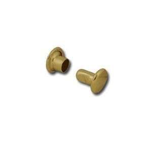  Tandy Leathercraft Steel Brass Plated Double Cap Rivets 