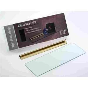  2 each Knape & Vogt Glass Shelf Kit (89BR 30618)