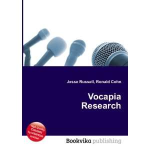  Vocapia Research Ronald Cohn Jesse Russell Books
